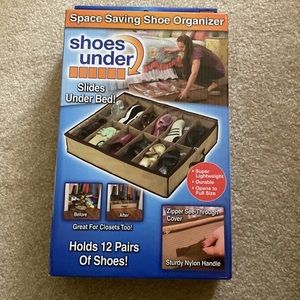 Shoes under bed storage/organizer